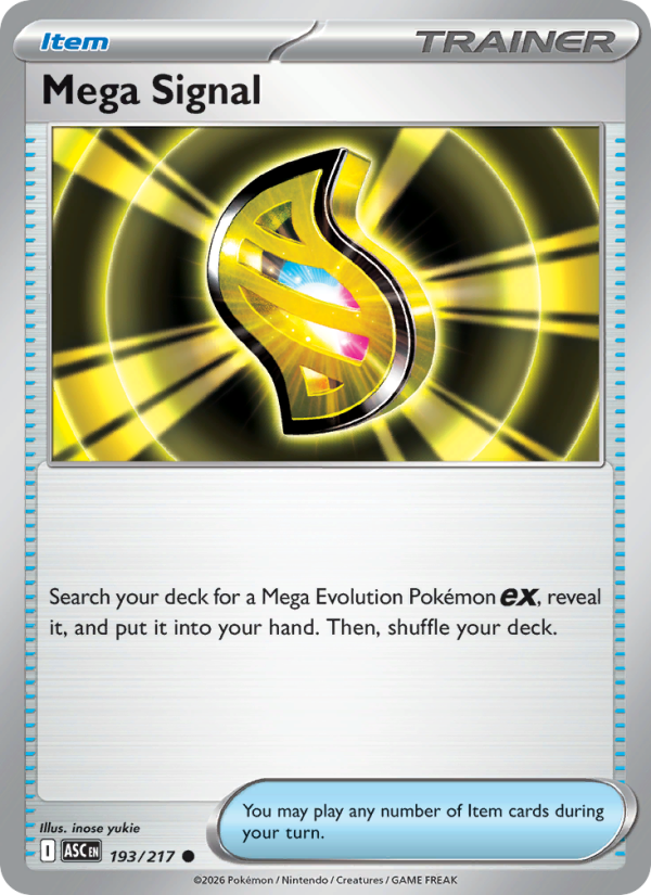 Mega Signal - Pokémon TCG Card