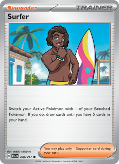 Surfer - pokemon TCG Card