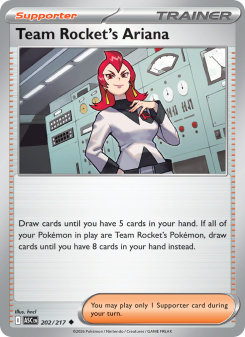 Team Rocket's Ariana - pokemon TCG Card