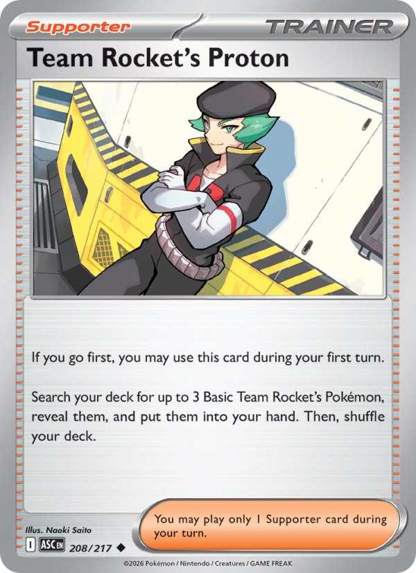 Team Rocket's Proton - Pokémon TCG Card