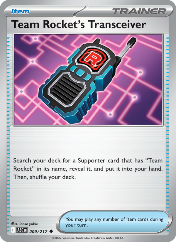 Team Rocket's Transceiver - Pokémon TCG Card