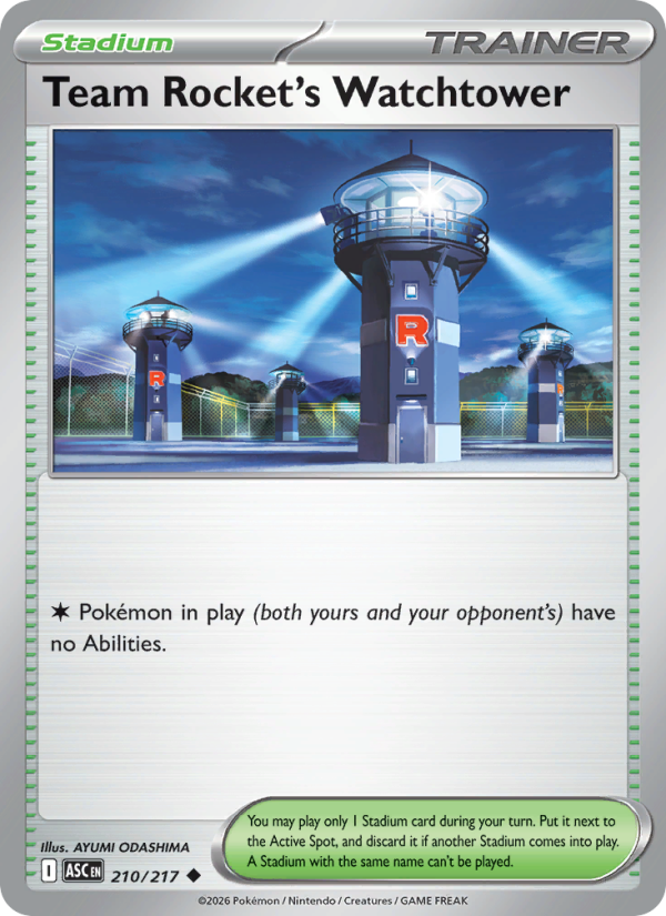 Team Rocket's Watchtower - Pokémon TCG Card