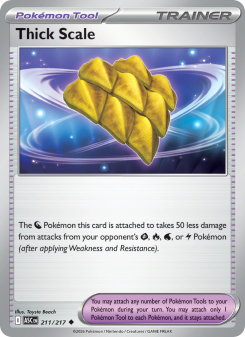 Thick Scale - pokemon TCG Card