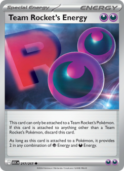 Team Rocket's Energy - pokemon TCG Card