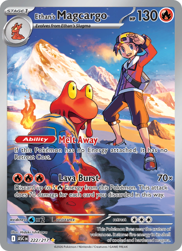 Ethan's Magcargo - Pokémon TCG Card