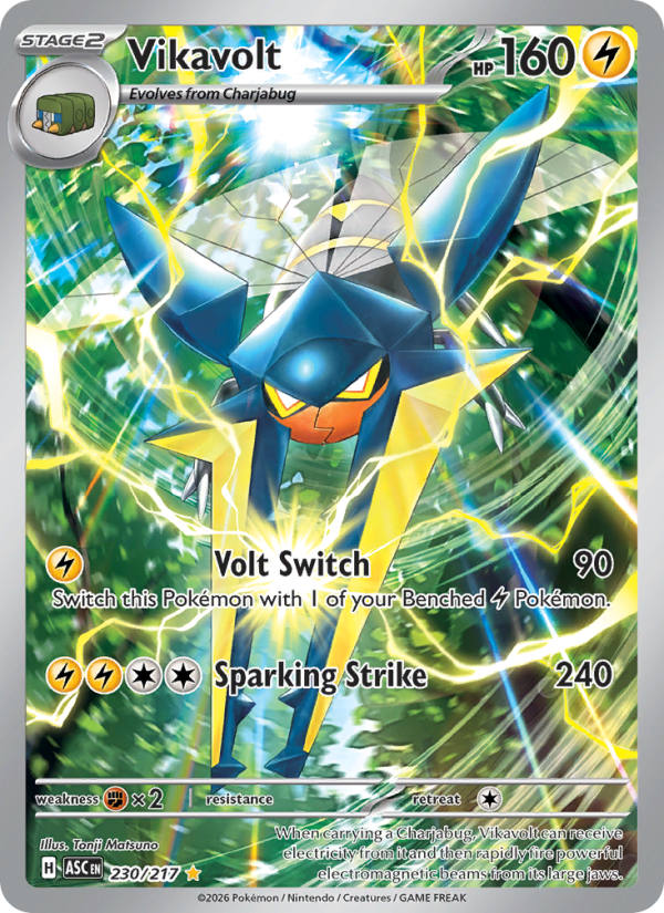 Vikavolt - Pokémon TCG Card