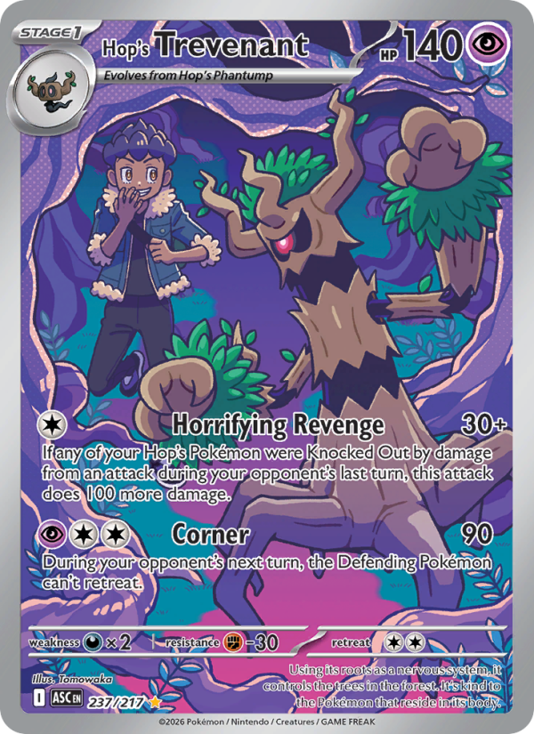 Hop's Trevenant - Pokémon TCG Card