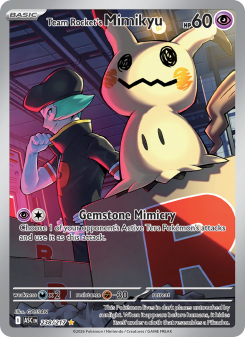 Team Rocket's Mimikyu - pokemon TCG Card