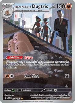 Team Rocket's Dugtrio - pokemon TCG Card