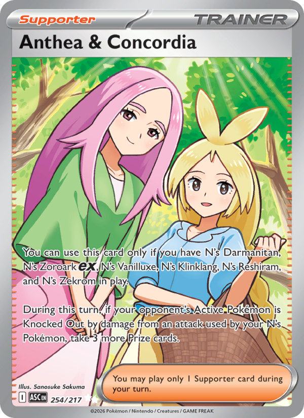 Anthea & Concordia - Pokémon TCG Card