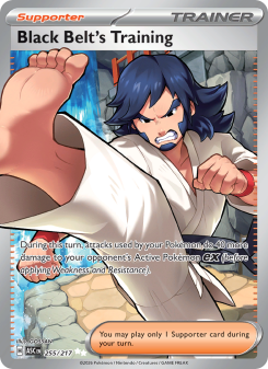 Black Belt's Training - pokemon TCG Card