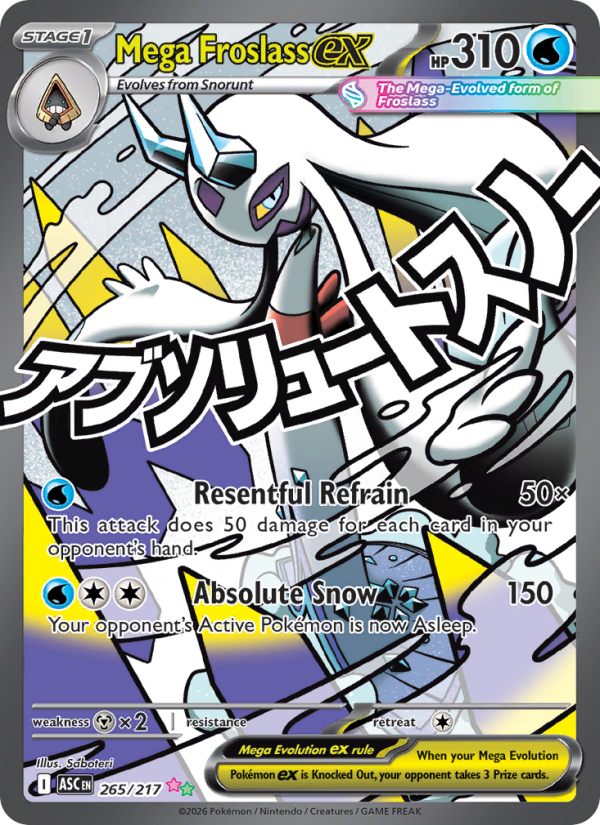 Mega Froslass ex - Pokémon TCG Card