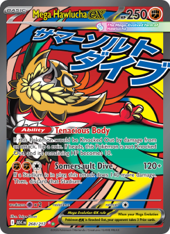 Mega Hawlucha ex - pokemon TCG Card