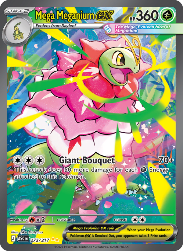 Mega Meganium ex - Pokémon TCG Card