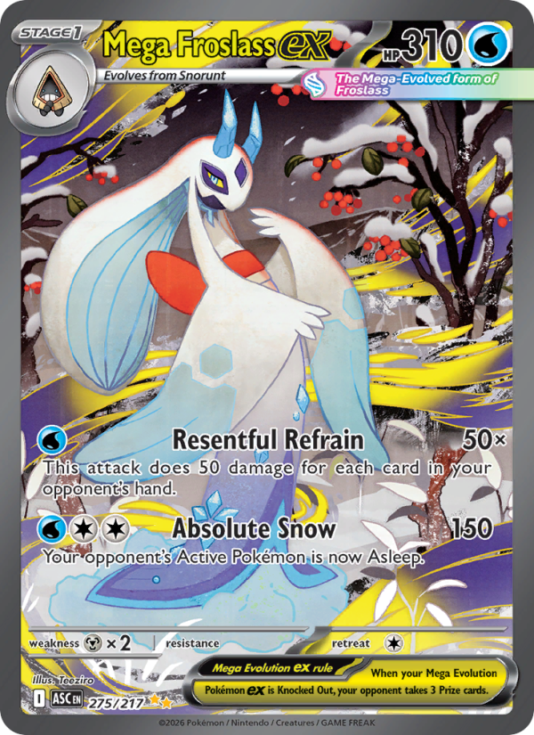 Mega Froslass ex - Pokémon TCG Card