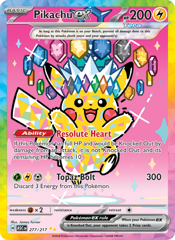 Pikachu ex - Pokémon TCG Card