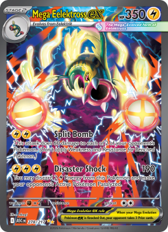 Mega Eelektross ex - pokemon TCG Card