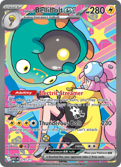 Iono's Bellibolt ex - pokemon TCG Card