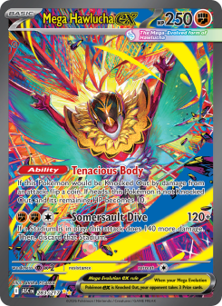Mega Hawlucha ex - pokemon TCG Card