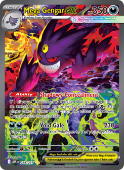 Mega Gengar ex - pokemon TCG Card