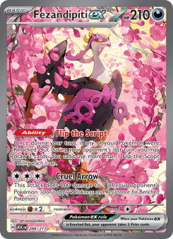 Fezandipiti ex - pokemon TCG Card
