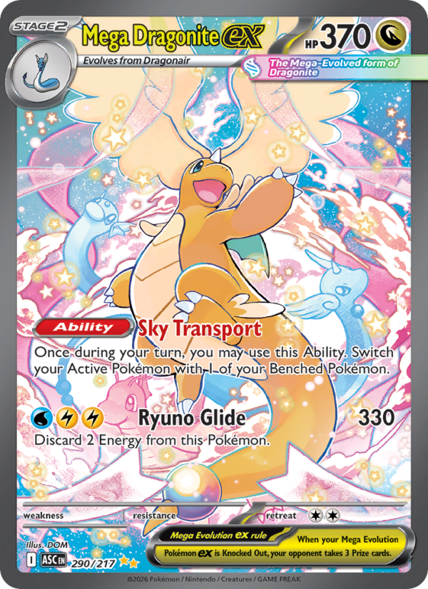 Mega Dragonite ex - Pokémon TCG Card