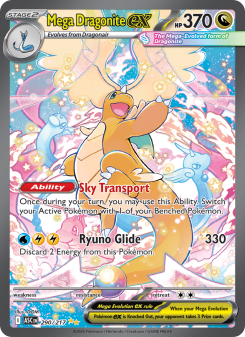 Mega Dragonite ex - pokemon TCG Card