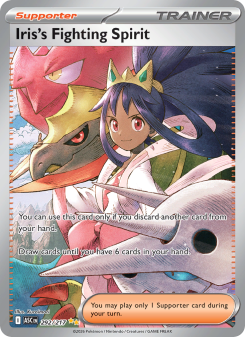 Iris's Fighting Spirit - pokemon TCG Card