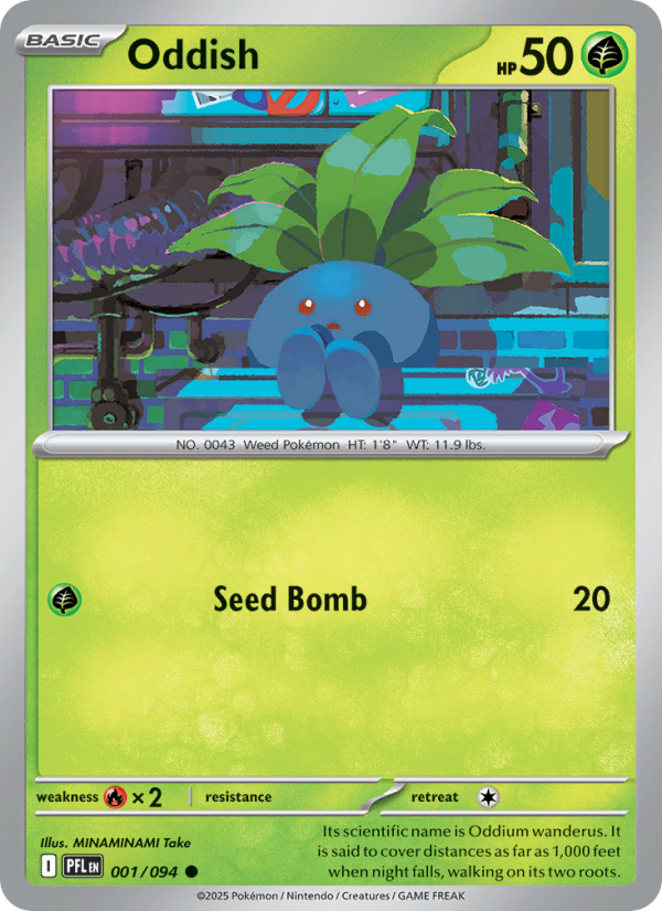Oddish - Pokémon TCG Card