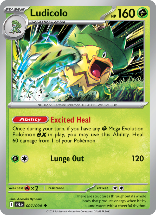 Ludicolo - Pokémon TCG Card
