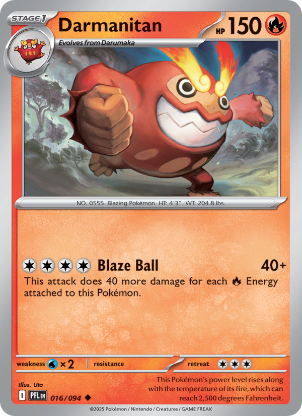Darmanitan - Pokémon TCG Card