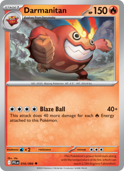 Darmanitan - pokemon TCG Card