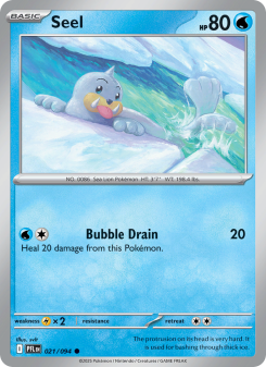 Seel - pokemon TCG Card