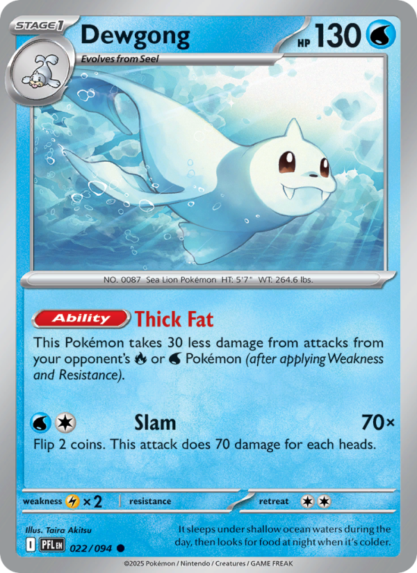 Dewgong - Pokémon TCG Card