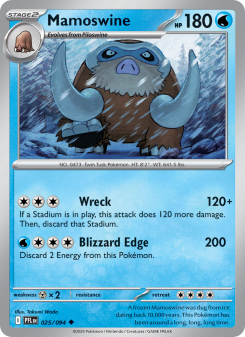 Mamoswine - pokemon TCG Card