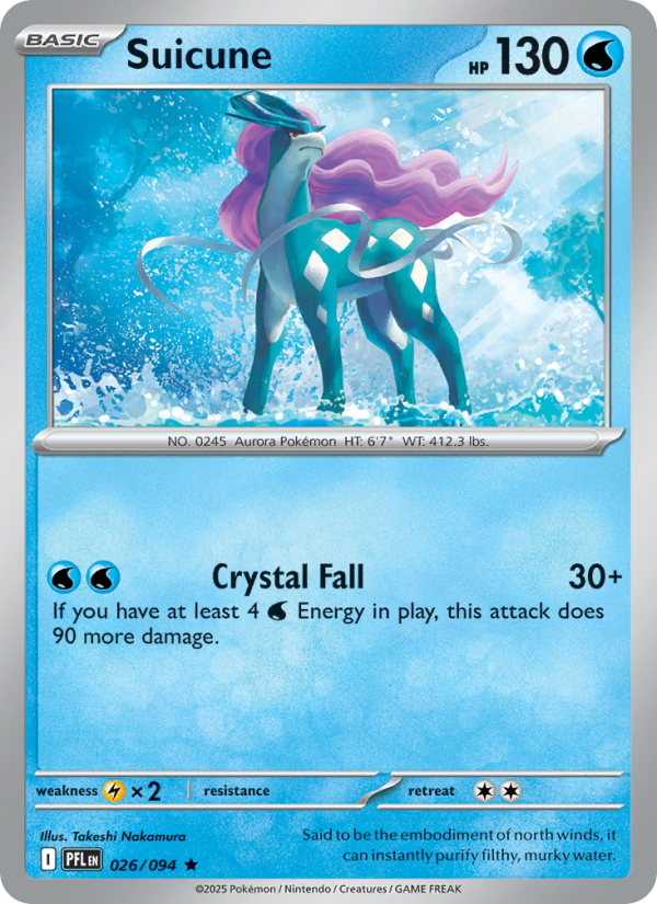Suicune - Pokémon TCG Card