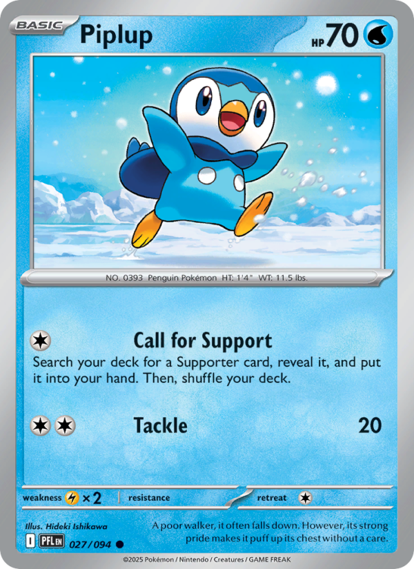 Piplup - Pokémon TCG Card