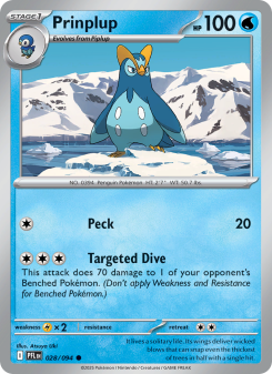 Prinplup - pokemon TCG Card