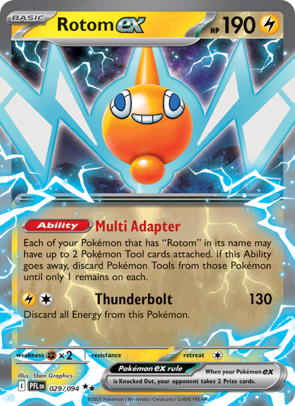 Rotom ex - Pokémon TCG Card