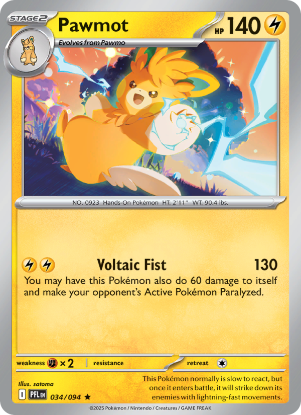 Pawmot - Pokémon TCG Card