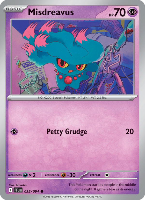 Misdreavus - Pokémon TCG Card