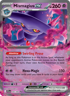 Mismagius ex - pokemon TCG Card