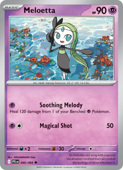 Meloetta - pokemon TCG Card