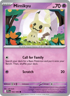 Mimikyu - pokemon TCG Card