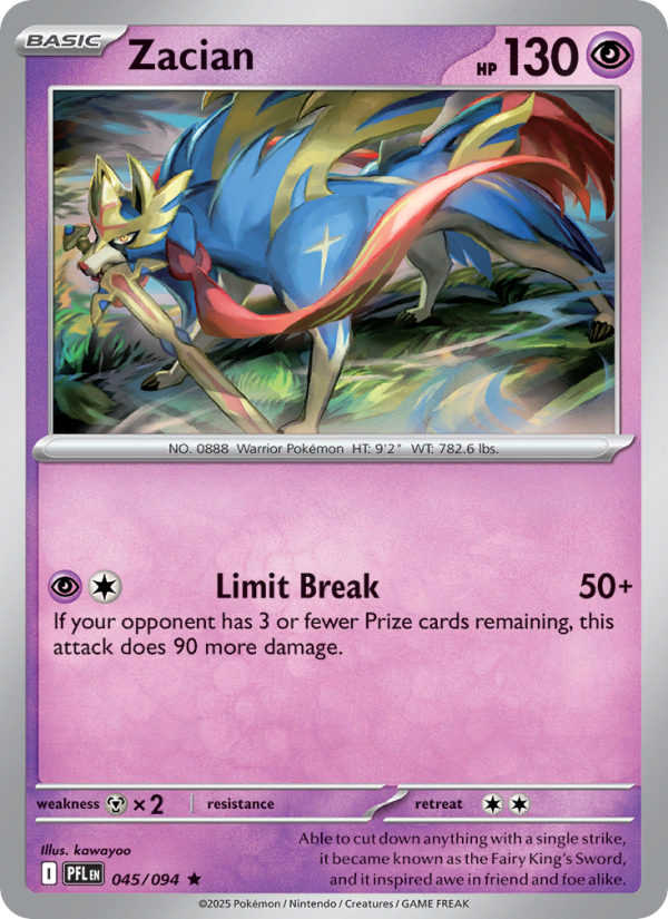 Zacian - Pokémon TCG Card