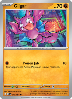 Gligar - pokemon TCG Card