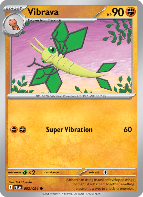 Vibrava - Pokémon TCG Card