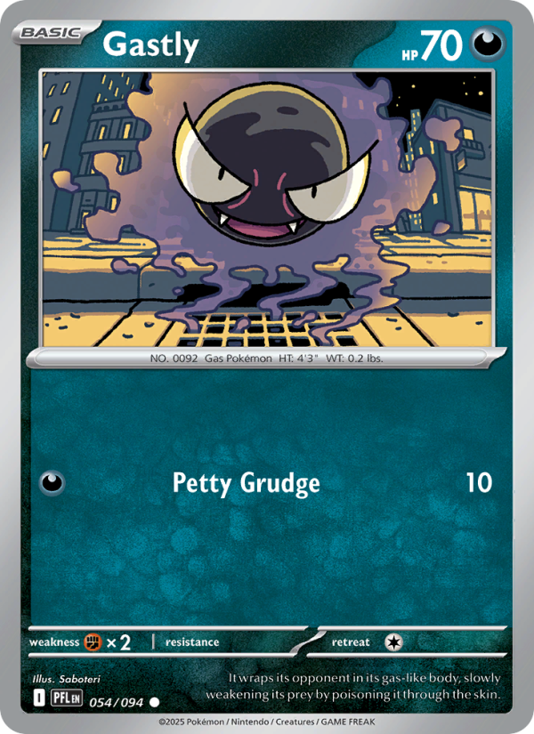 Gastly - Pokémon TCG Card