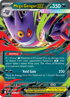 Mega Gengar ex - pokemon TCG Card