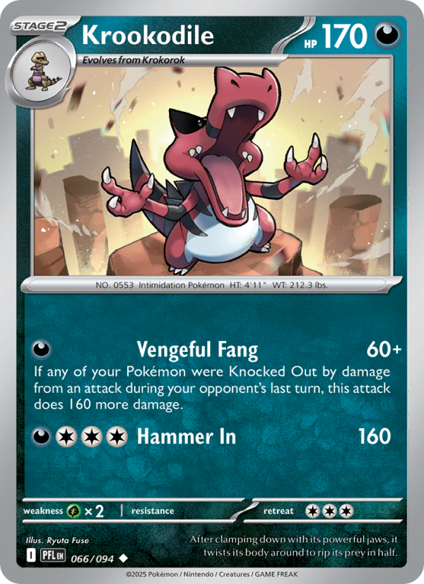 Krookodile - Pokémon TCG Card